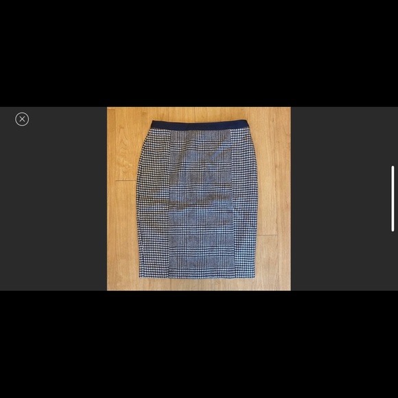Boden British Tweed Skirt New Size 6 fits 4 - Picture 2 of 3